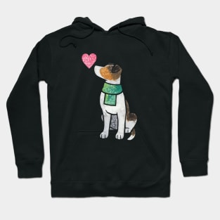 Parson Russell Terrier watercolour Hoodie